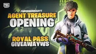 AGENT TREASURE Opening | Royal Pass Giveaway | 🔥 PUBG MOBILE🔥