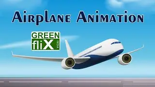 Airplane Animation | Green Screen | Moving Object | Path Animation