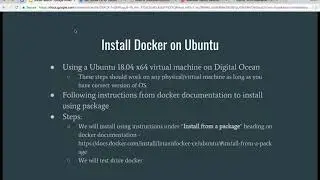 Install Docker on Ubuntu