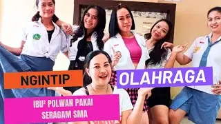 Ngintip ibu² Senam Pakai Baju SMA Sexy abiss guys..!!!senam hot