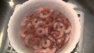 Спагетти с креветками..