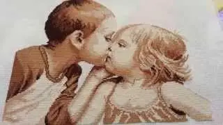 Вышивка крестом. Овен.Дети.