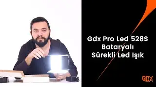 Gdx Pro Led 528S Bataryalı Sürekli Led Işık