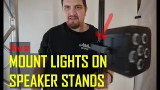 How To Mount Lights On Speaker Stands/Gravity Stands | DJ Gear Review