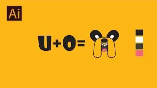 How to create cartoon character from the alphabet in Adobe Illustrator | Adobe Illustrator tutorial