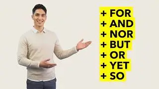 Some connecting words: AND OR BUT NOR FOR SO YET