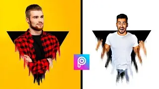 PicsArt Edit | Triangle Pop Out | Picsart Tutorials | Photo Editing