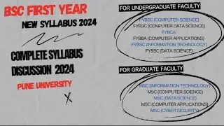 First year syallabus for undergraduate and graduate faculty | BSC first year and msc first year 2024