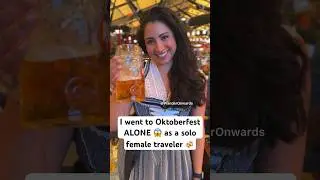 American at Oktoberfest ALONE 🤯 My experience as a solo female traveler 🍻 