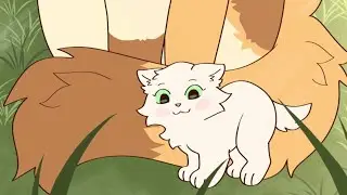 Whitekit And Her Mom - Cute depressed
