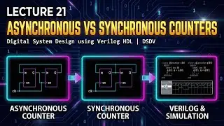 Lecture 21: Asynchronous vs Synchronous Counters | Verilog RTL Coding and Simulation