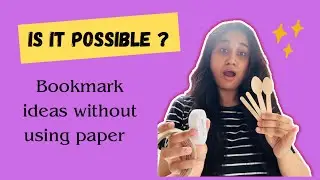 Bookmark |Bookmark ideas |Booking using tape,sticks and elastic#bookmark #artandcraft #diy #craft