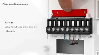 Cómo configurar la función antisabotaje del tablero alámbrico LCD
