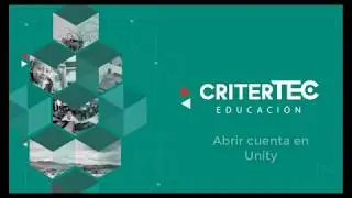 Crear cuenta en Unity