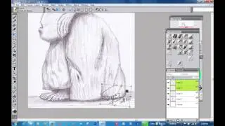 Cleaning a Sketch with Corel Painter