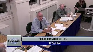 Stoughton School Committee Meeting 10/22/24