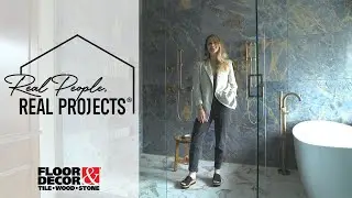 Real People, Real Projects®: Olivia Hail Designs’ Dramatic Blue Bathroom