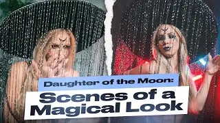 Daughter of the Moon  makeup🌙 : Behind the Scenes of a Magical Look . Backstage #anime makeup