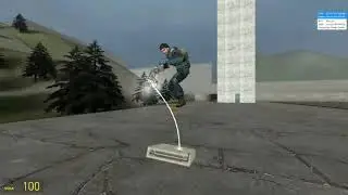 Man kickflipping with his radiator