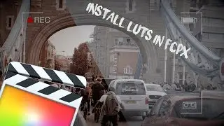 How to install LUTs in FCPX! #quicktip