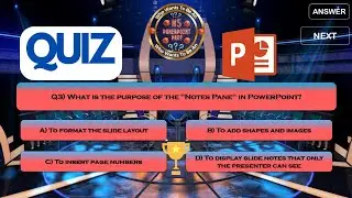 The Best MS PowerPoint Quiz Game | #wepptutorials #learnpowerpoint #mspowerpointquiz