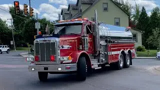 Dublin Fire Company Tanker 23 Responding