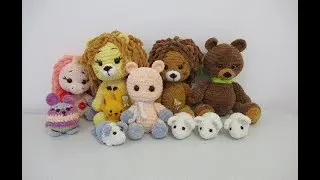 Finished knitted toys for the last week of October