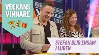 Stefan blir ensam i luren i BingoLotto!