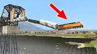 SUPER BNSF TRAIN❗️ - Crashes Compilation