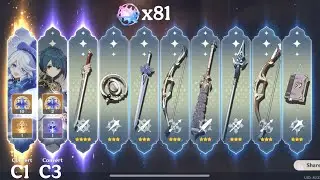 F2p pulls C1 Furina (Very Hard Pity)