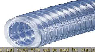 Kuriyama Kuri Tec K7130 Series Heavy Wall PVC Food and Beverage Vacuum/Transfer Hose, 100 psi, 50'