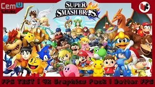 60 FPS BATTLES!! | Super Smash Bros FPS TEST [CEMU 1.11.0c]