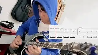 Death Devil - Maddy Candy [GUITAR SOLO COVER/LESSON/TAB]