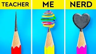 INCREDIBLE SCHOOL HACKS AND HILARIOUS PRANKS || DIY School Supply Ideas For Students By 123 GO Like!