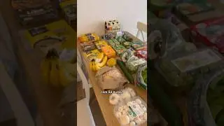 Tudo que eu comprei no mercado da Alemanha com 53 euros! O que achou? #alemanha #mercado #compras