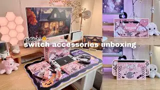 nintendo switch accessories unboxing ft. Geekshare
