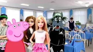 Свинка Пеппа потолстела! Барби в шоке мультик для детей