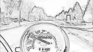 Sketched Motorcycle Ride - How To Ride A Motorcycle Series Episode 21