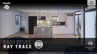 Blender Easy Eevee RayTrace  - Tutorial