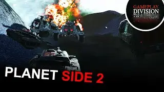 Planet Side 2 (Gamplay) - Testing the Lightning Tank in Combat