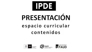TEÓRICO 1 PRESENTACIÓN