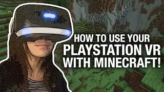 HOW TO GET PSVR WORKING WITH MINECRAFT VR! // Trinus VR and Vivecraft Mod Minecraft VR Gameplay