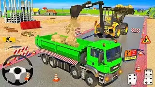 Farming Simulator 19 - CATERPILLAR 390F Excavator Digs A Large Trench