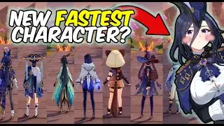 Is Clorinde the NEW Fastest Character? Speed Comparison Genshin Impact