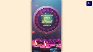 Happy Diwali Sparkling Instagram Story