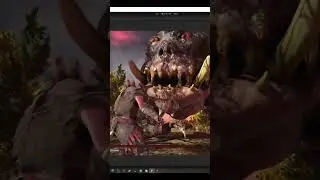 Making a GIANT MONSTER for my God of War game 🥶, check the YouTube video for the download link
