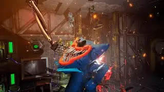 Huggy Wuggy Final Boss Fight + Secret Ending - Poppy Playtime: Chapter 3