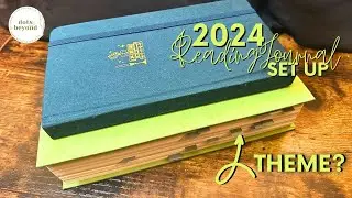 ✨📔 2024 Reading Journal Set Up |  Theme Reveal 🍄🐺✨