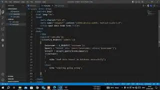 How to insert form data into database | how send form data to MySQL Database using post method