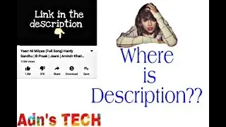 Download files from links in description |YouTube videos